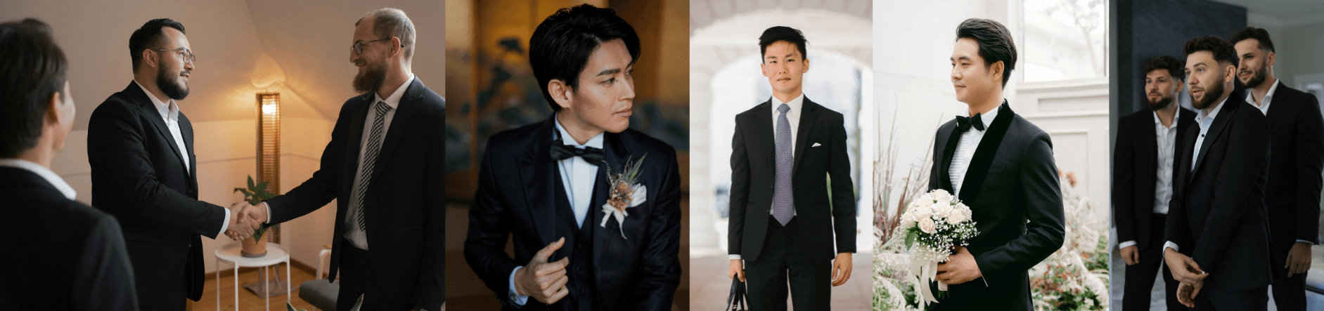 A man in a sharp suit.