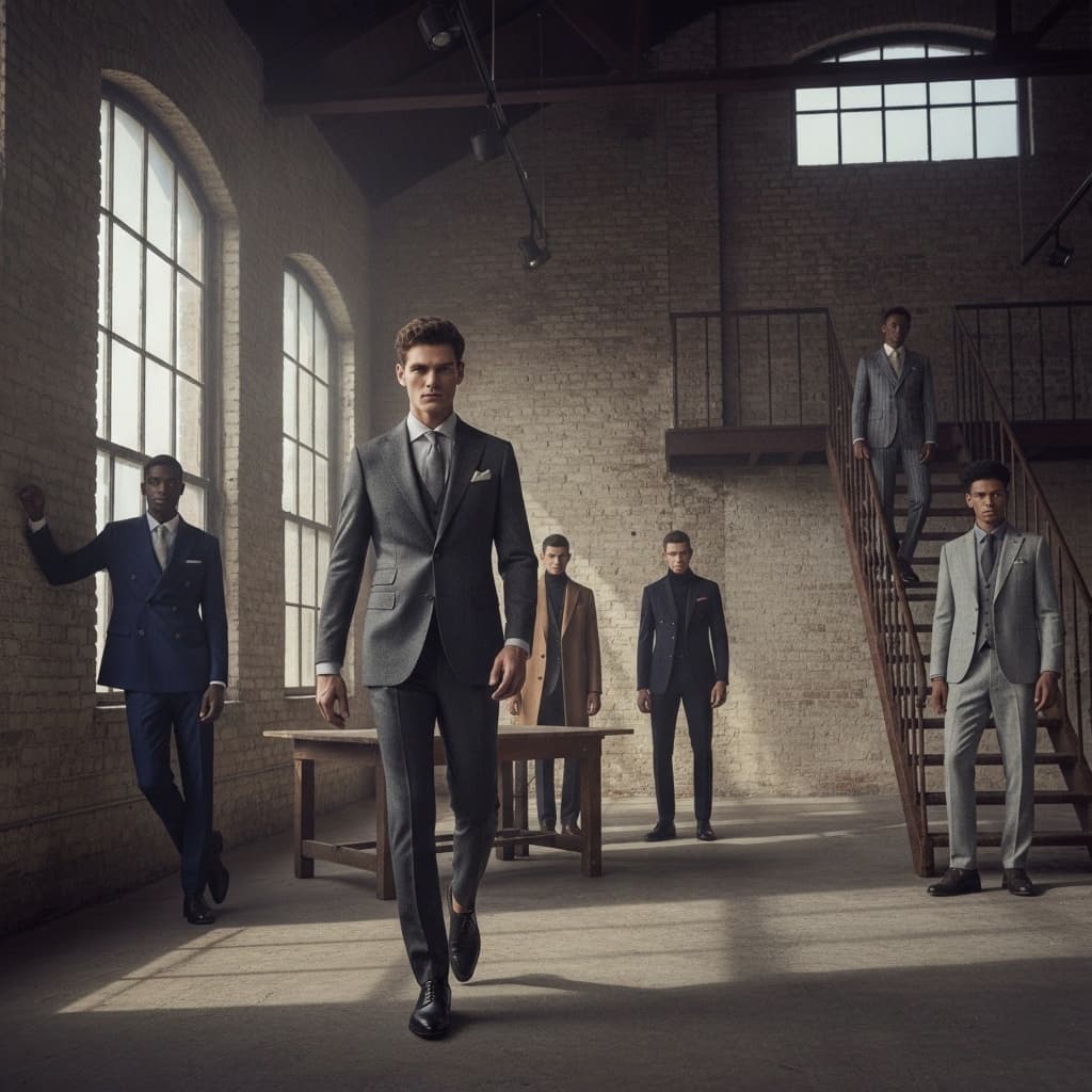 A man in a sharp suit.