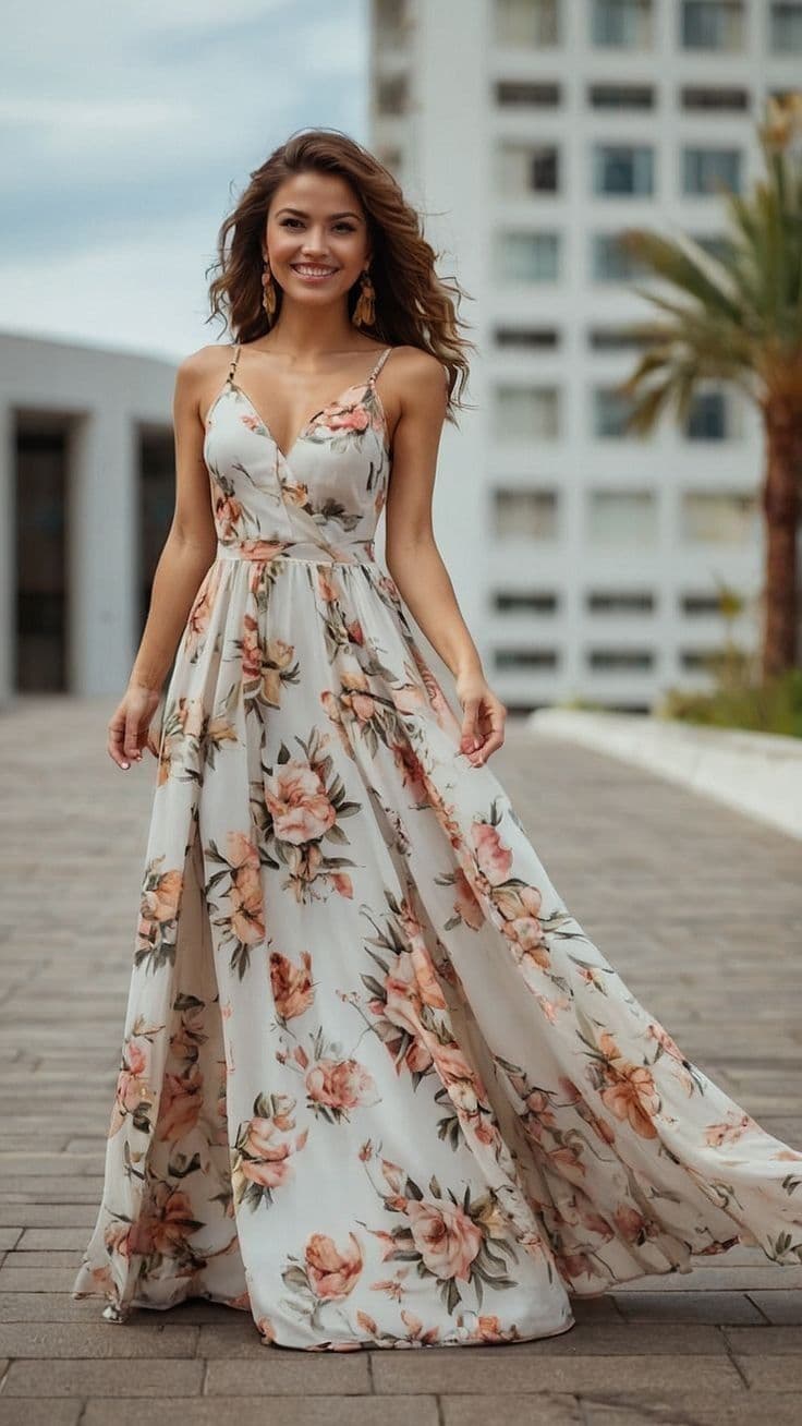 Flowy Floral Dress
